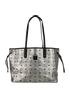 Medium Metallic Visetos Reversible Tote, &pound;210, Handbags, Silver, Leather, Front view
